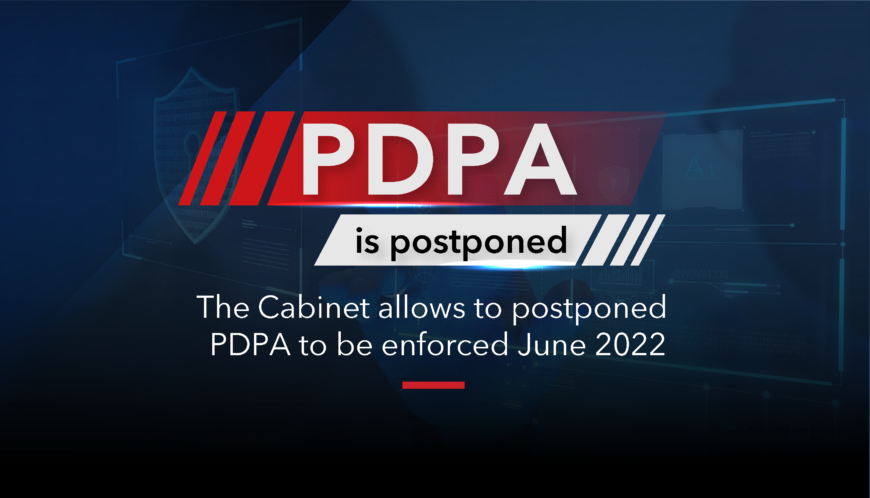 Thailand PDPA – Personal Data Protection Act Postponed