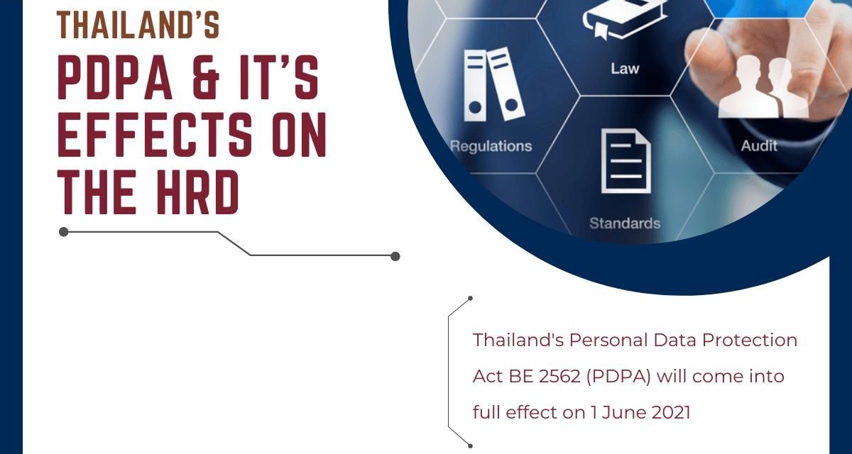Thailand’s PDPA and it’s effects on the HRD