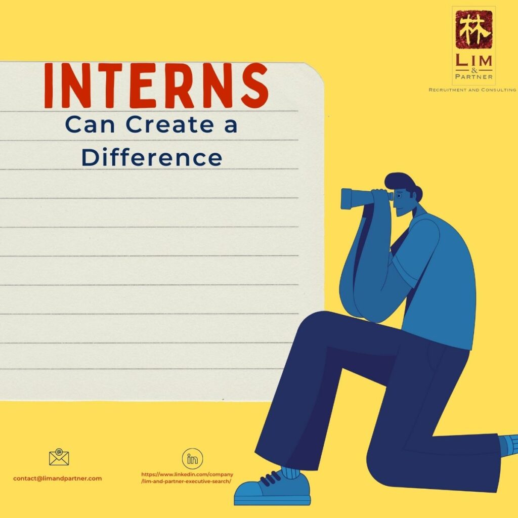 Interns Can Create a Difference
